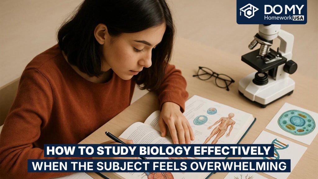 How to Study Biology Effectively When the Subject Feels Overwhelming